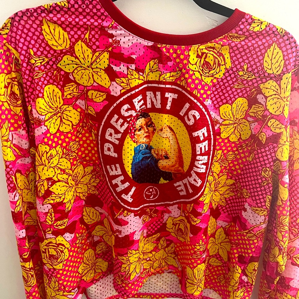 Zumba’s Long sleeve Mesh: The Future is Female!